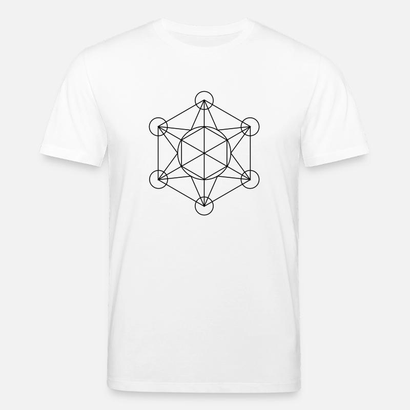Metatrons Würfel - Stanley/Stella Unisex Bio-T-Shirt CREATOR  - Weiß