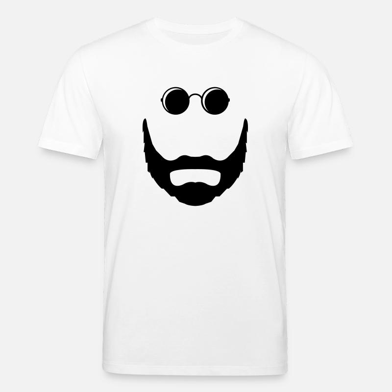bart sonnenbrille - Stanley/Stella Unisex Bio-T-Shirt CREATOR  - Weiß