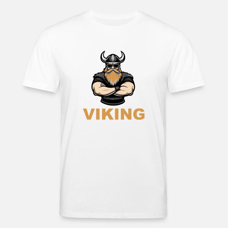wikinger warrior 1 - Stanley/Stella Unisex Bio-T-Shirt CREATOR  - Weiß
