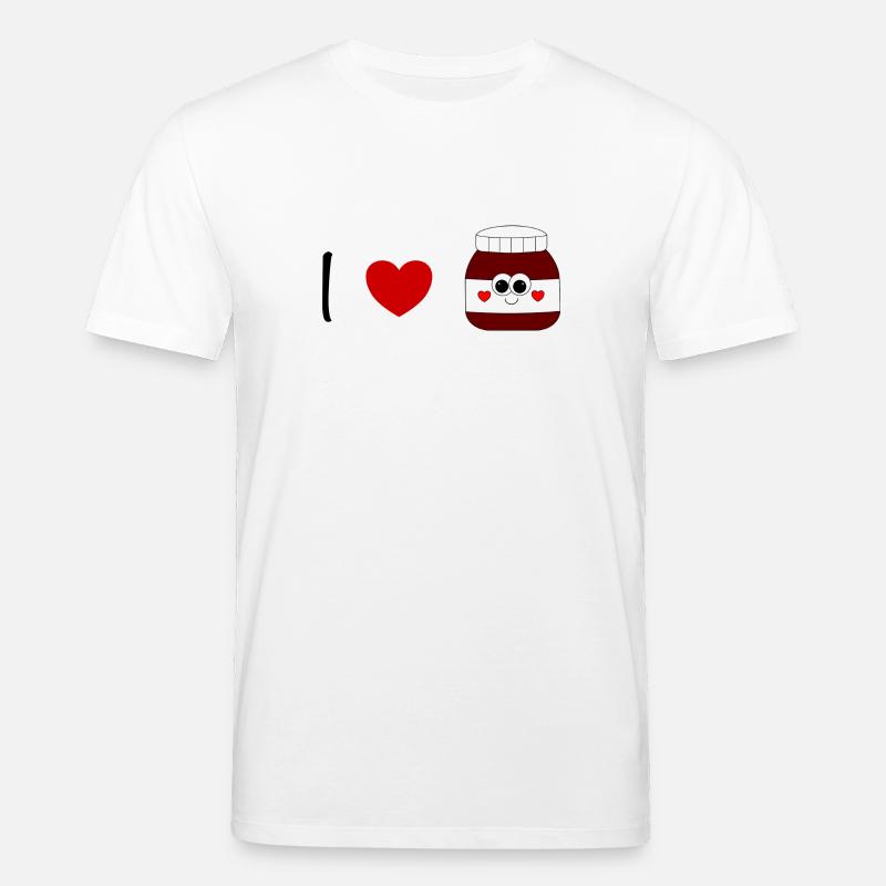 Haselnusscreme - Stanley/Stella Unisex Bio-T-Shirt CREATOR  - Weiß