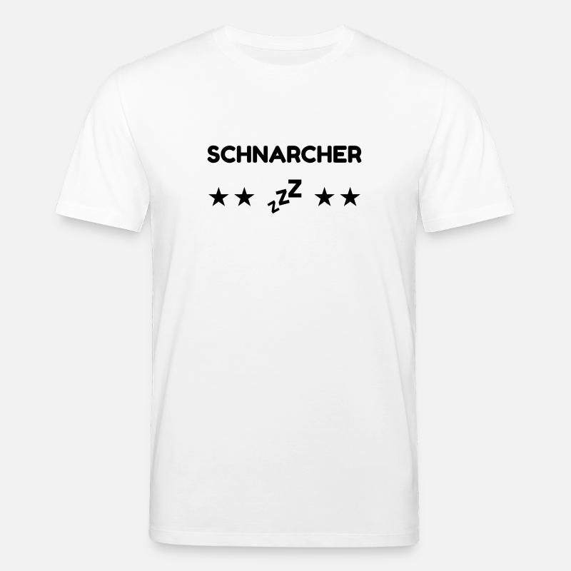 Schnarchen / Schnarcher / Schlaf / Schnarcherin - Stanley/Stella Unisex Bio-T-Shirt CREATOR  - Weiß