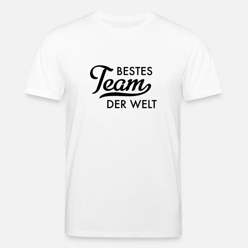 Bestes Team der Welt - Stanley/Stella Unisex Bio-T-Shirt CREATOR  - Weiß