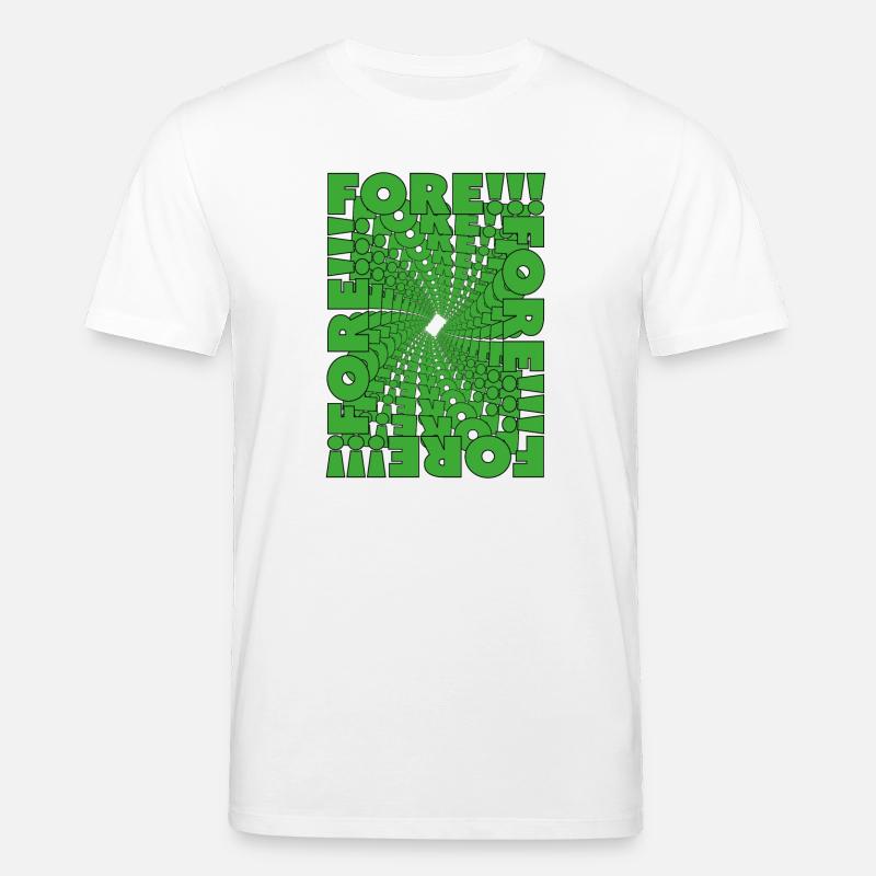 Fore! Golfen mit Stil - Stanley/Stella Unisex Bio-T-Shirt CREATOR - Weiß