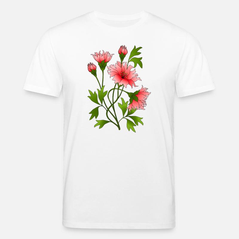 Fleur - T-shirt bio CREATOR Stanley/Stella Unisexe - blanc