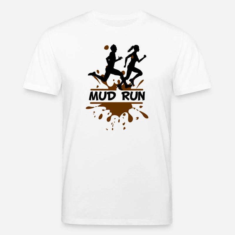 Mud Run Duo – Modder Runners - Stanley/Stella Unisex Bio-T-Shirt CREATOR  - Weiß