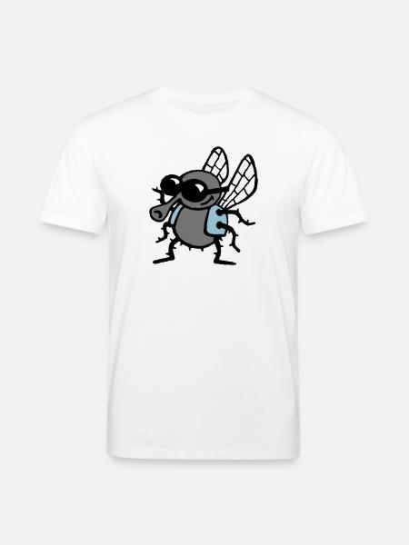 cool_fly_3c_white - Stanley/Stella CREATOR Unisex Organic T-Shirt - white