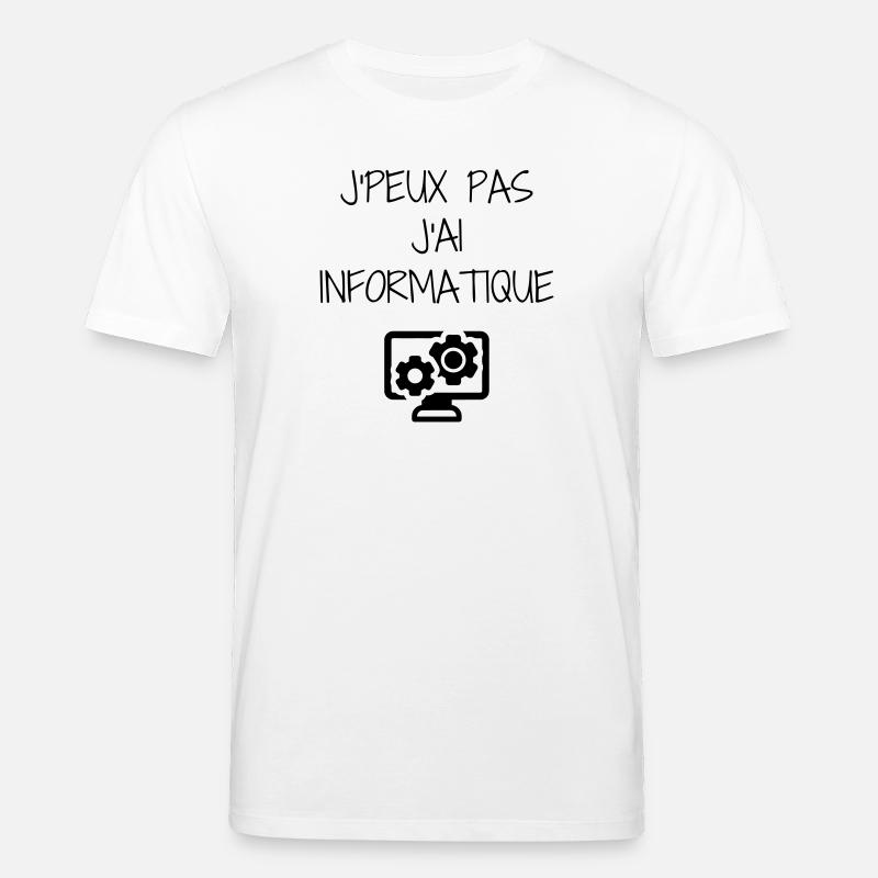 Computer / Informatiker / Aussenseiter / Ingenieur - Stanley/Stella Unisex Bio-T-Shirt CREATOR  - Weiß