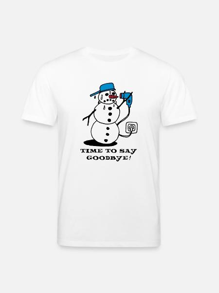 winter_ade_weiss - Stanley/Stella CREATOR Unisex Organic T-Shirt - white