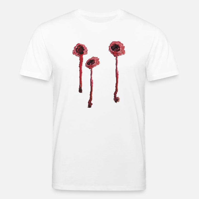 3 Einschusslöcher plastisch - Stanley/Stella Unisex Bio-T-Shirt CREATOR  - Weiß
