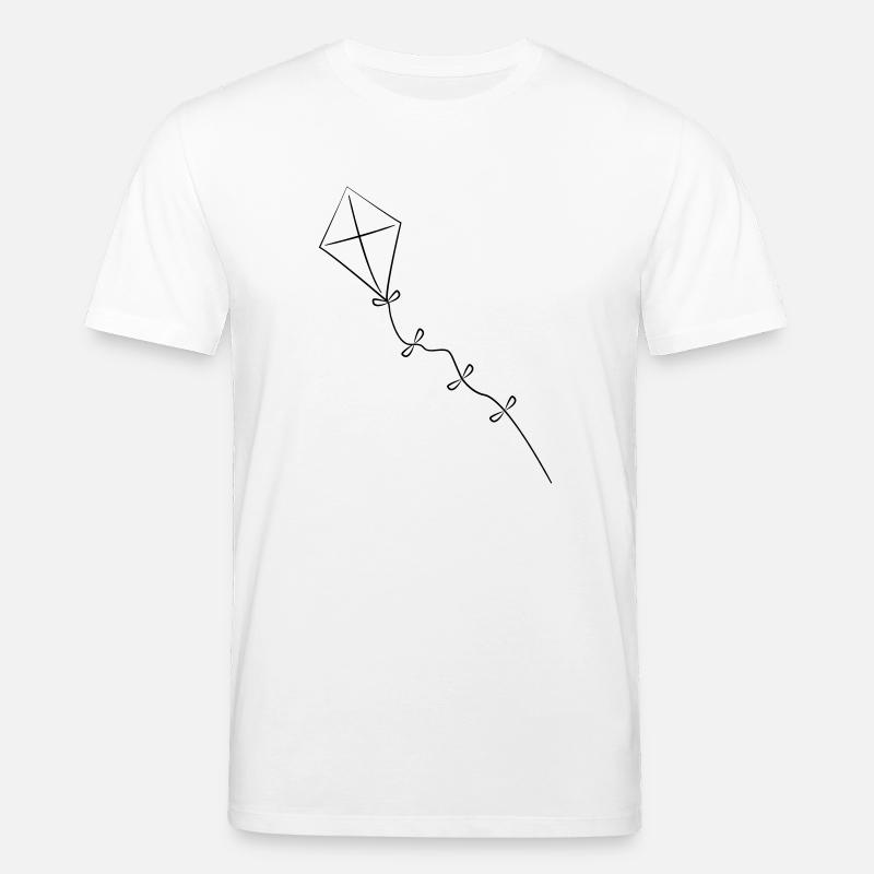 Drachen steigen - Stanley/Stella Unisex Bio-T-Shirt CREATOR  - Weiß