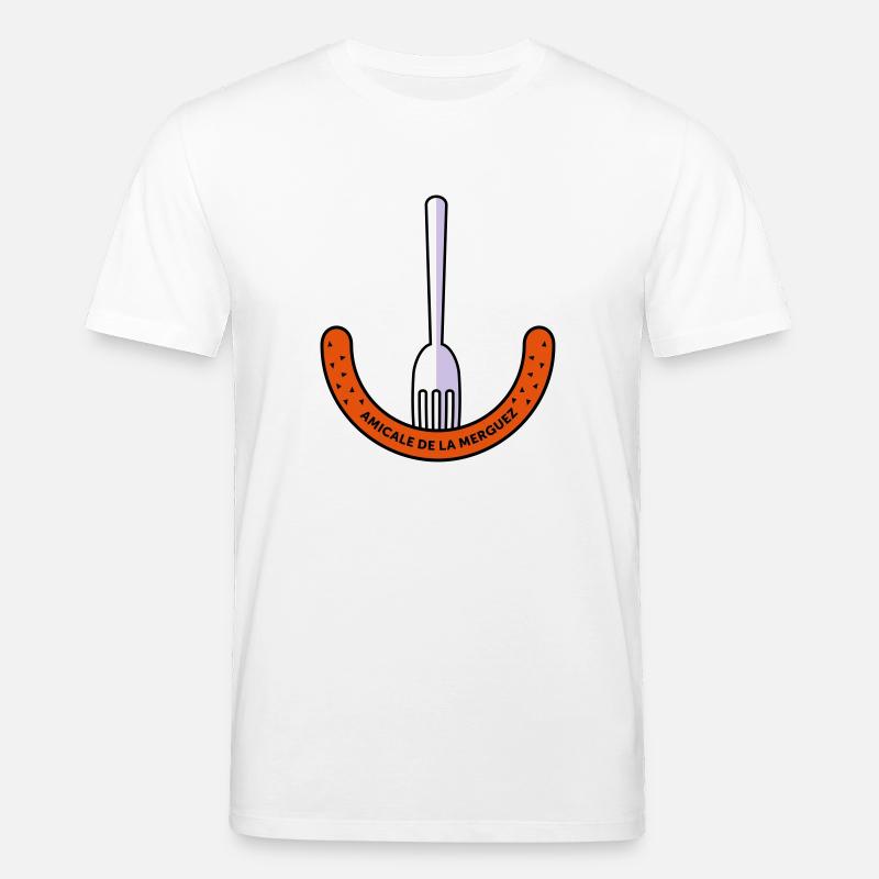 Amicale de la Merguez - T-shirt bio CREATOR Stanley/Stella Unisexe - blanc