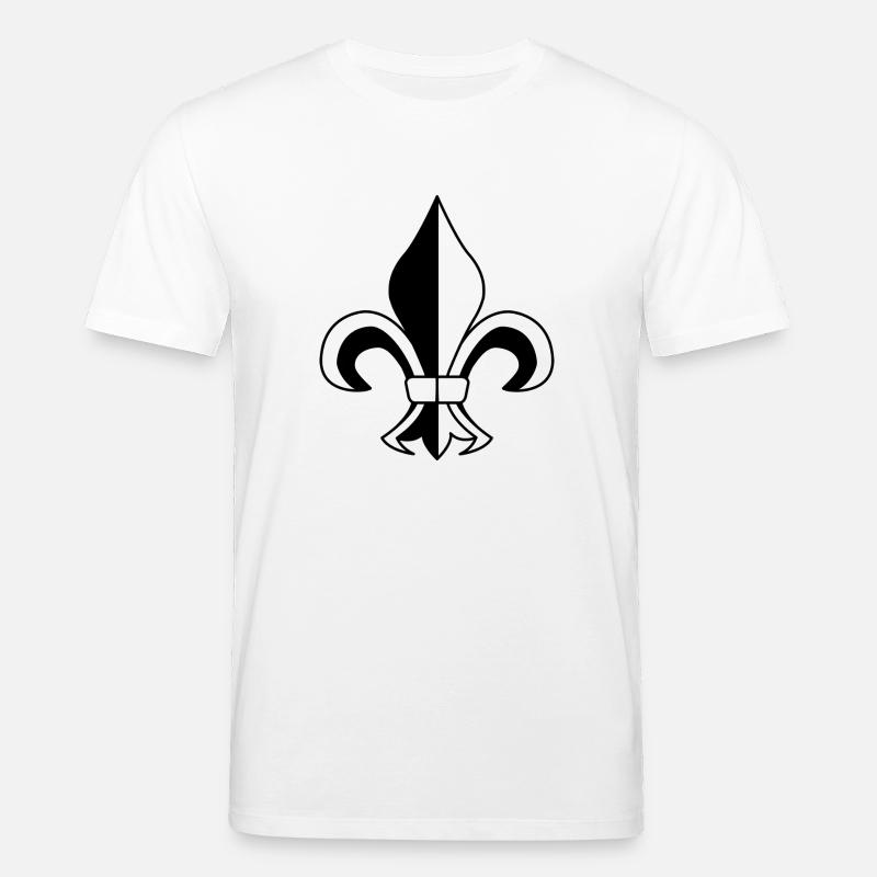 Fleur de Lis - Stanley/Stella Unisex Bio-T-Shirt CREATOR  - Weiß