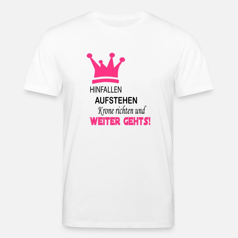 krone_weiter_gehts_4 - Stanley/Stella Unisex Bio-T-Shirt CREATOR  - Weiß