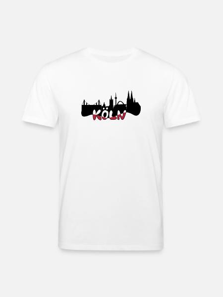 Skyline Köln - Stanley/Stella Unisex Bio-T-Shirt CREATOR  - Weiß