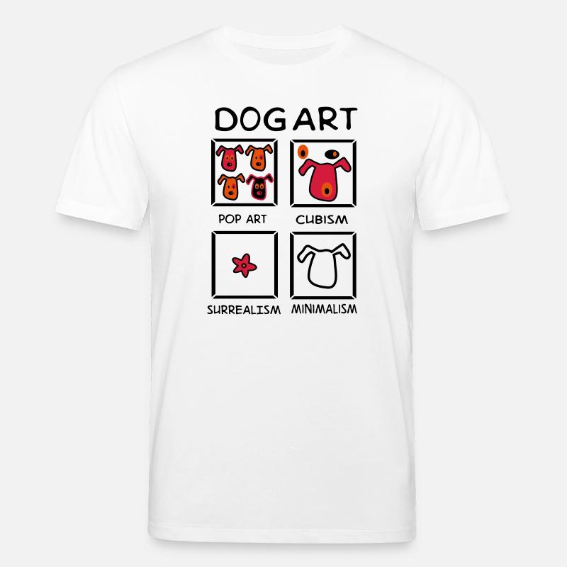 Hund - Stanley/Stella Unisex Bio-T-Shirt CREATOR  - Weiß