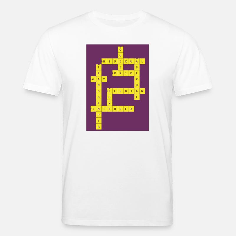 Kreuzworträtsel Divers - Stanley/Stella Unisex Bio-T-Shirt CREATOR - Weiß