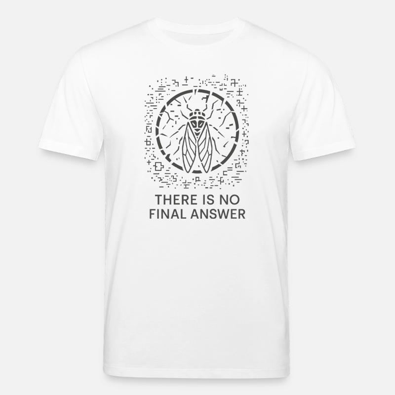 Cicada Infinite Cipher - Stanley/Stella CREATOR Unisex Organic T-Shirt - white