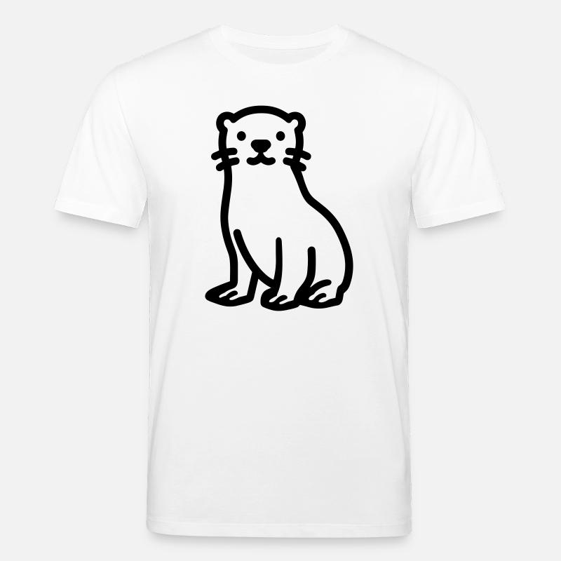 Otter - Stanley/Stella Unisex Bio-T-Shirt CREATOR - Weiß