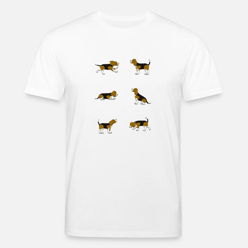 Beagle selection - Stanley/Stella CREATOR Unisex Organic T-Shirt - white