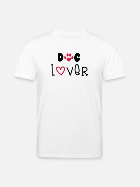 Dog Lover - Stanley/Stella CREATOR Unisex Organic T-Shirt - white