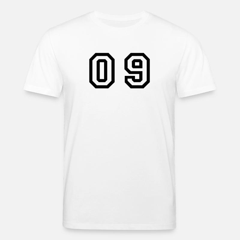 Nummer - 09 - Null neun - Stanley/Stella Unisex Bio-T-Shirt CREATOR  - Weiß