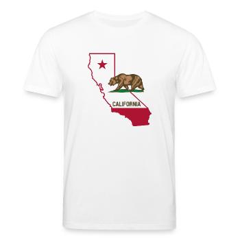 california - Stanley/Stella Unisex Bio-T-Shirt CREATOR  - Weiß - Vorne - Alina (178cm) & Michal (187cm)