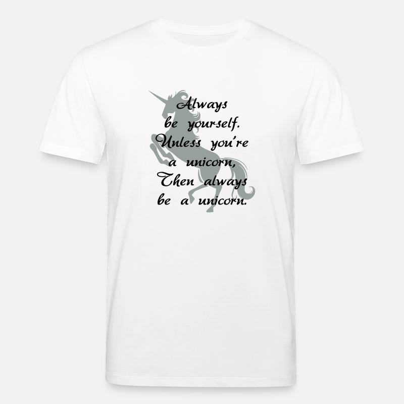 Immer ein Einhorn - Stanley/Stella Unisex Bio-T-Shirt CREATOR  - Weiß