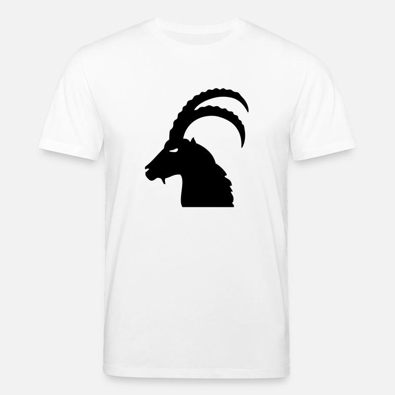 Steinbock - T-shirt bio CREATOR Stanley/Stella Unisexe - blanc