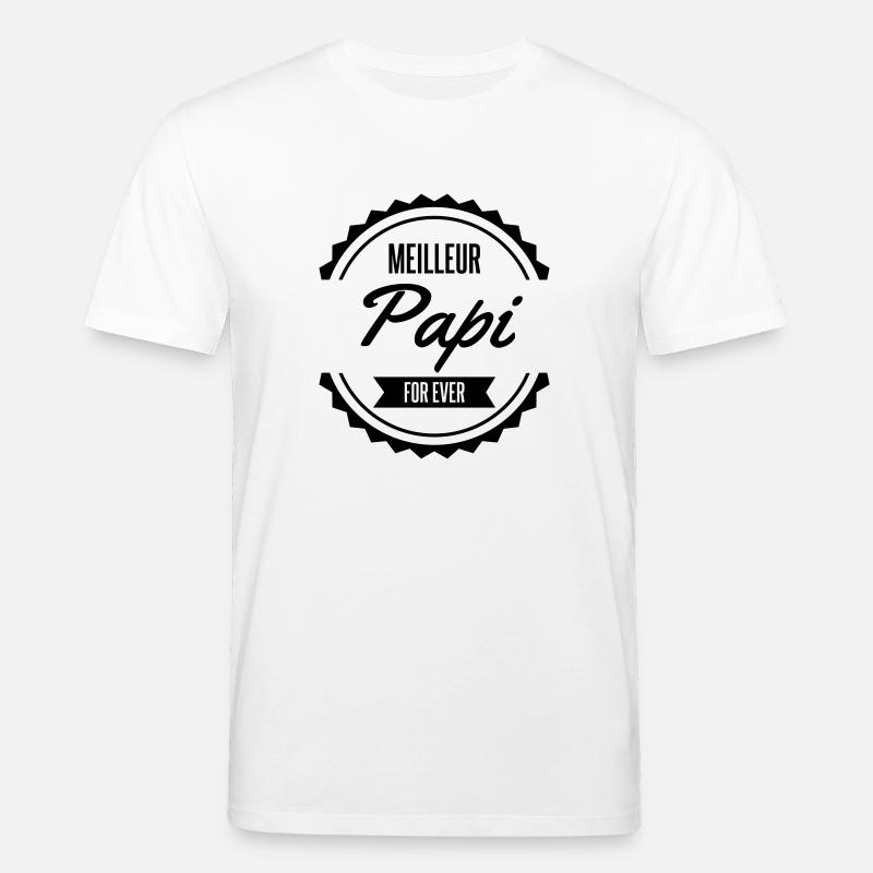 meilleur papi - T-shirt bio CREATOR Stanley/Stella Unisexe - blanc