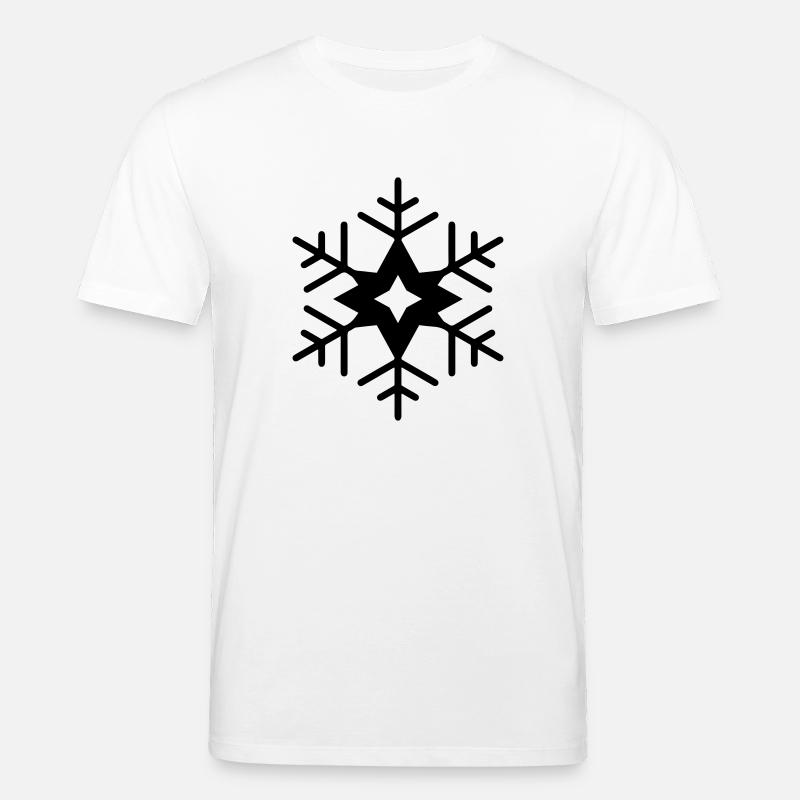 snowflake icon - Stanley/Stella Unisex Bio-T-Shirt CREATOR  - Weiß