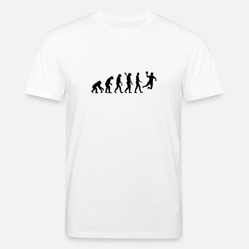 Évolution Handball - T-shirt bio CREATOR Stanley/Stella Unisexe - blanc
