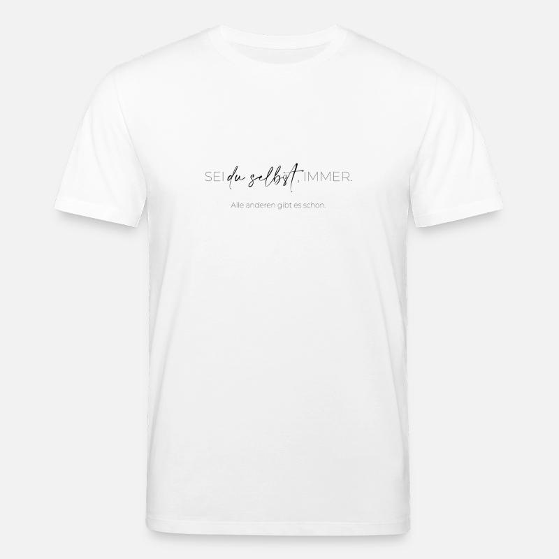 Sei du selbst,immer! - Stanley/Stella Unisex Bio-T-Shirt CREATOR  - Weiß