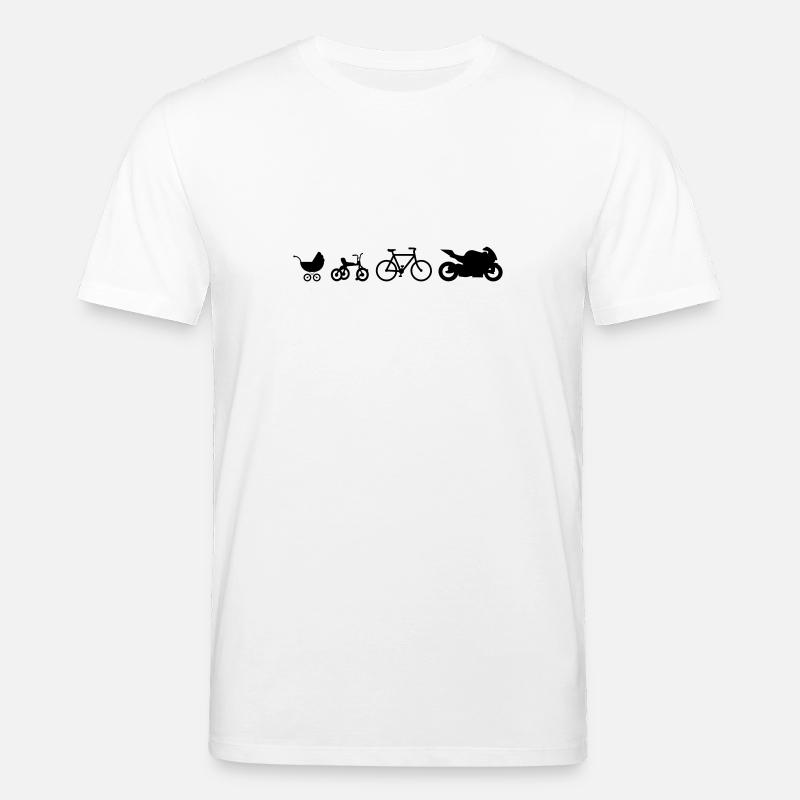 Baby to Biker Evolution - Stanley/Stella Unisex Bio-T-Shirt CREATOR  - Weiß