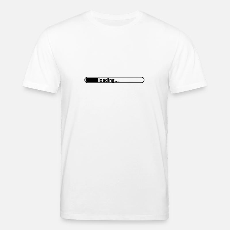 Ladebalken //loading//laden //lädt // Dauer //Zeit - Stanley/Stella Unisex Bio-T-Shirt CREATOR  - Weiß