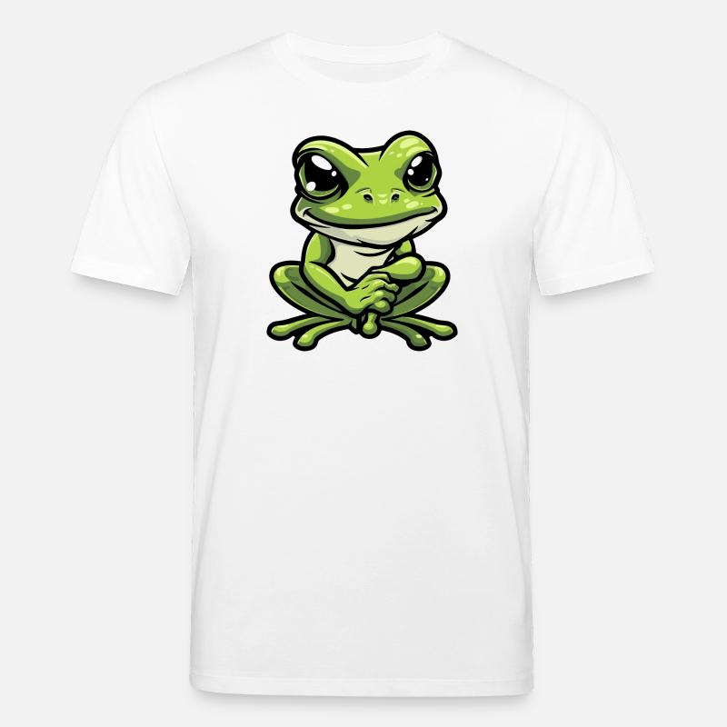 Frosch Comic - Stanley/Stella Unisex Bio-T-Shirt CREATOR  - Weiß