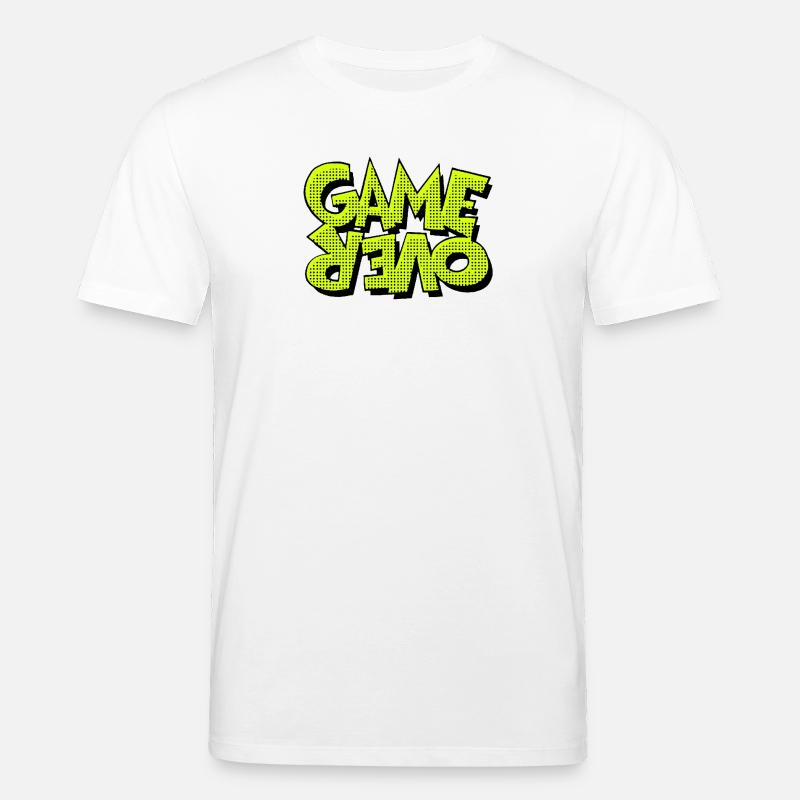 Game Over Retro-Pixel-Design - Stanley/Stella Unisex Bio-T-Shirt CREATOR  - Weiß