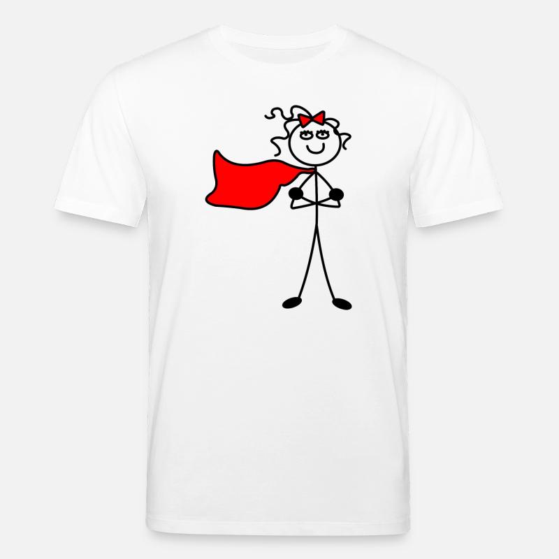 Superwoman oder mit verschränkten Armen - Stanley/Stella Unisex Bio-T-Shirt CREATOR  - Weiß