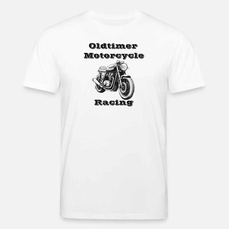 Oldtimer Motorcycle Racing - T-shirt bio CREATOR Stanley/Stella Unisexe - blanc