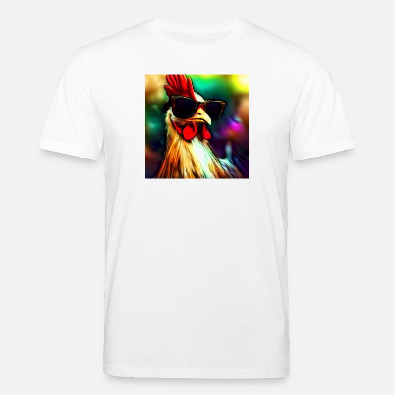 Fancy Chicken III - Stanley/Stella Unisex Bio-T-Shirt CREATOR  - Weiß