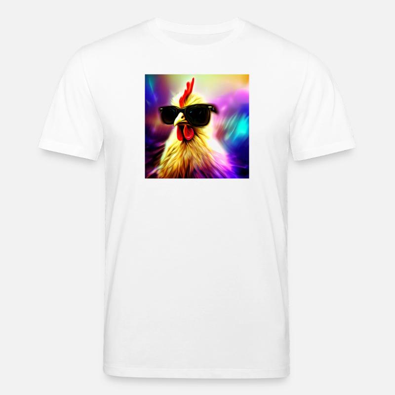 Fancy Chicken II - Stanley/Stella Unisex Bio-T-Shirt CREATOR  - Weiß