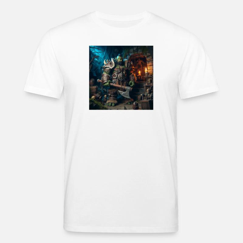 Conception d’orc 2 - T-shirt bio CREATOR Stanley/Stella Unisexe - blanc