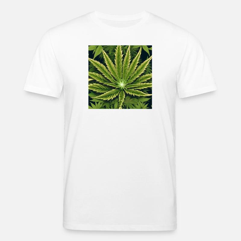 Cannabis 4 - Stanley/Stella Unisex Bio-T-Shirt CREATOR  - Weiß