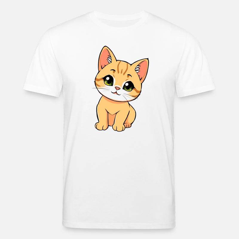 Süsse Katze - Stanley/Stella Unisex Bio-T-Shirt CREATOR  - Weiß