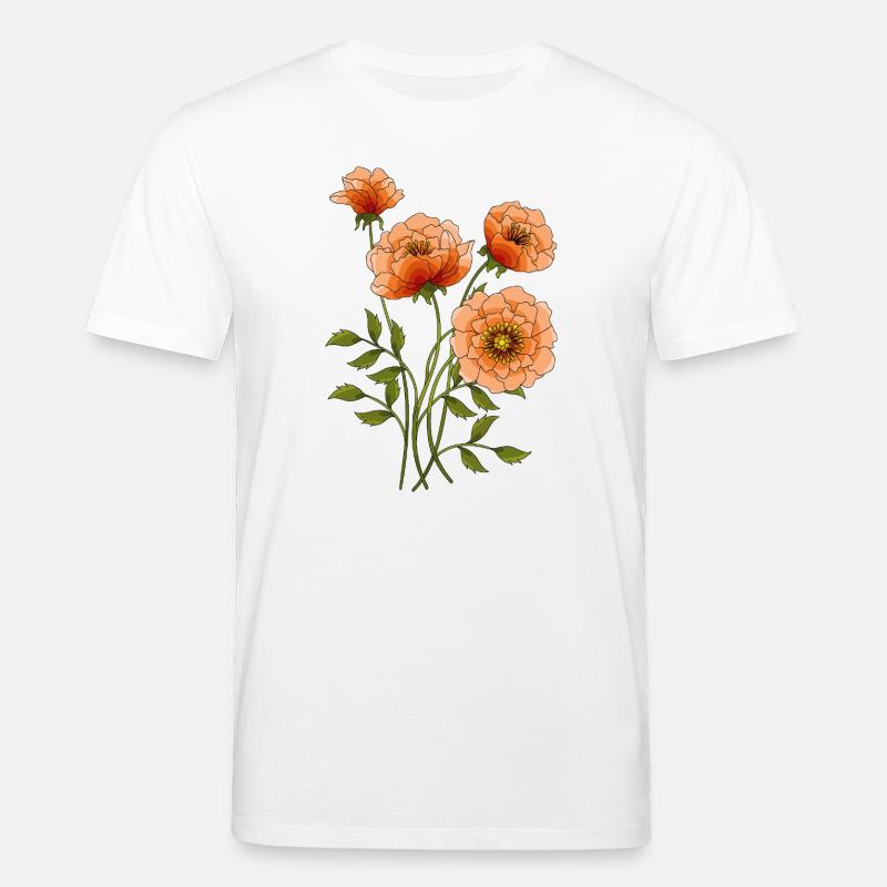 Blumen - Stanley/Stella Unisex Bio-T-Shirt CREATOR  - Weiß