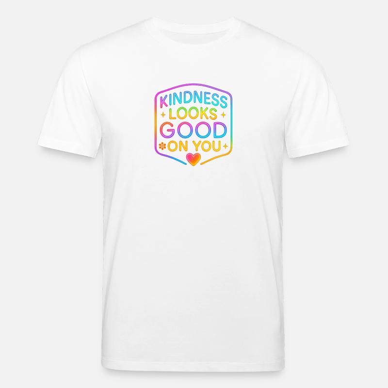 Kindness Neon steht dir gut - Stanley/Stella Unisex Bio-T-Shirt CREATOR  - Weiß