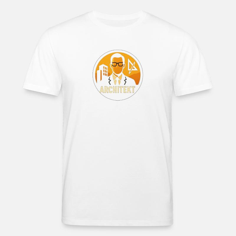Architekt Icon Bauplan - Stanley/Stella Unisex Bio-T-Shirt CREATOR  - Weiß