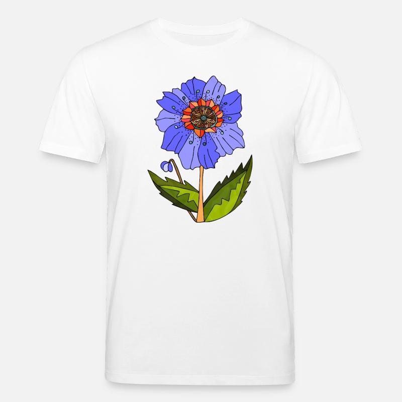 Blume - Stanley/Stella Unisex Bio-T-Shirt CREATOR  - Weiß