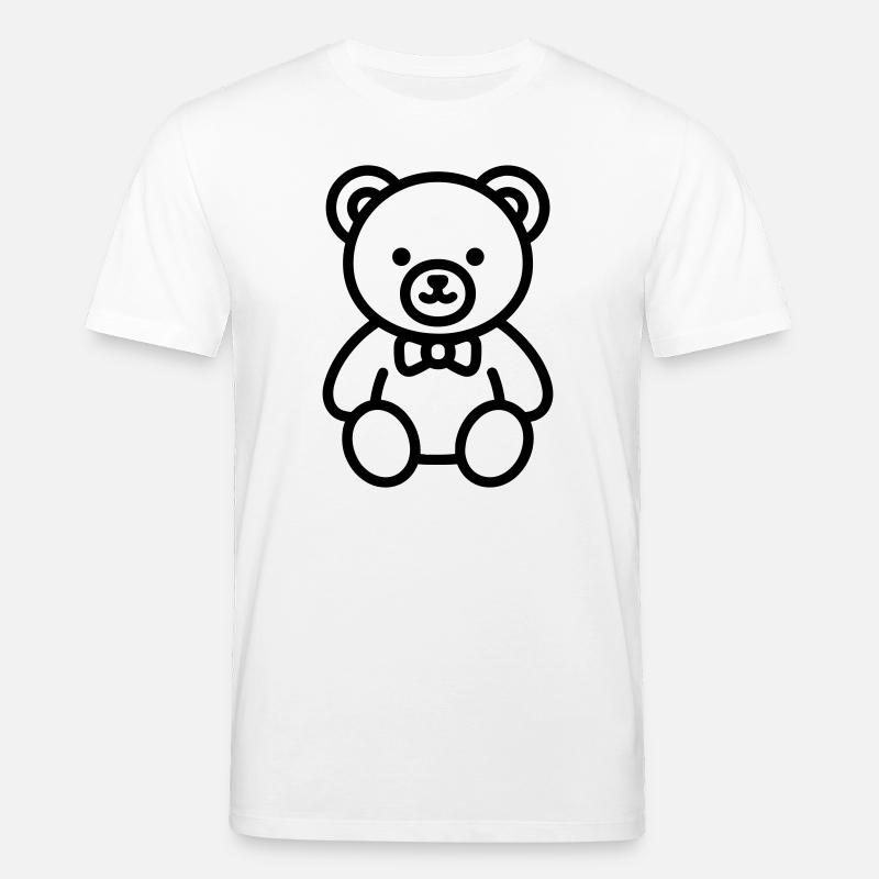 bear cub - Stanley/Stella CREATOR Unisex Organic T-Shirt - white