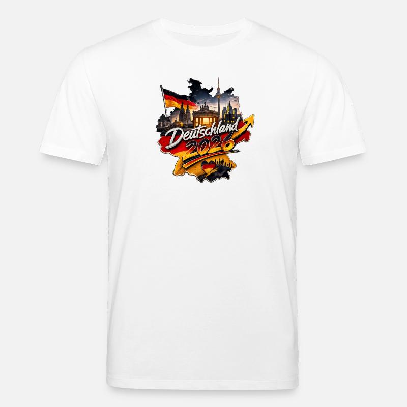 Deutschland_2026 - Stanley/Stella Unisex Bio-T-Shirt CREATOR  - Weiß