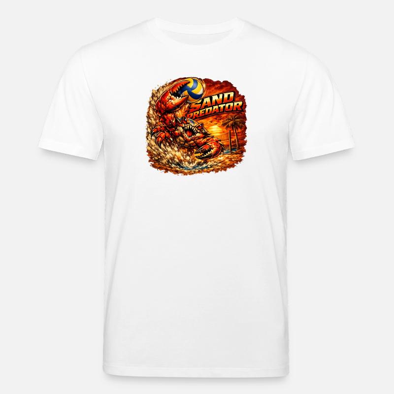 Attaque du prédateur de sable - T-shirt bio CREATOR Stanley/Stella Unisexe - blanc